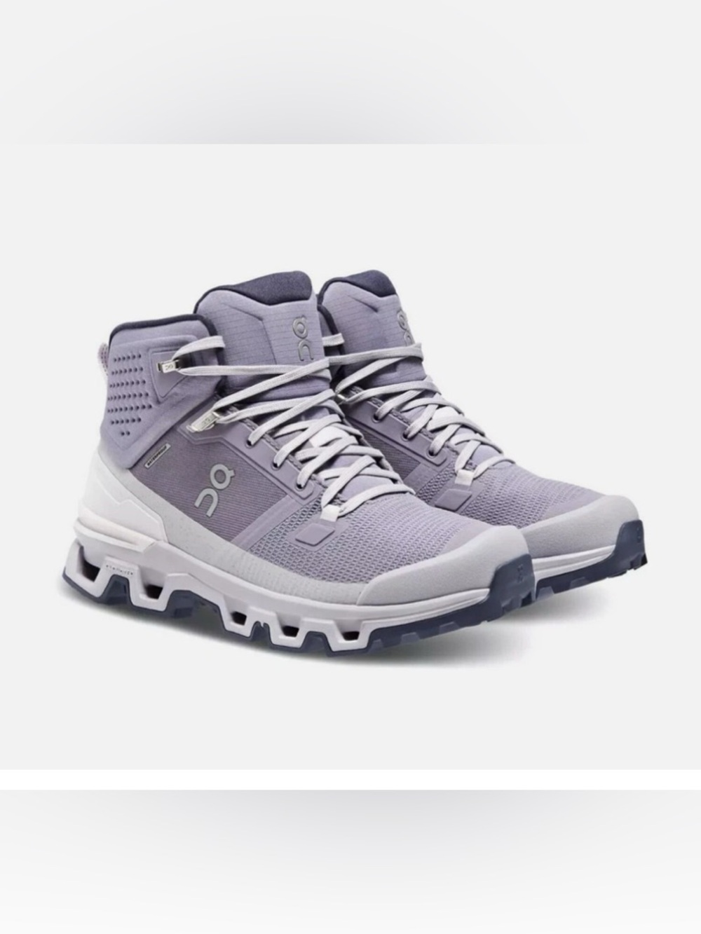 Sz 6 On Cloudrock 2 Waterproof Hiking Boots Women's - Shark/Fade 63.98281
